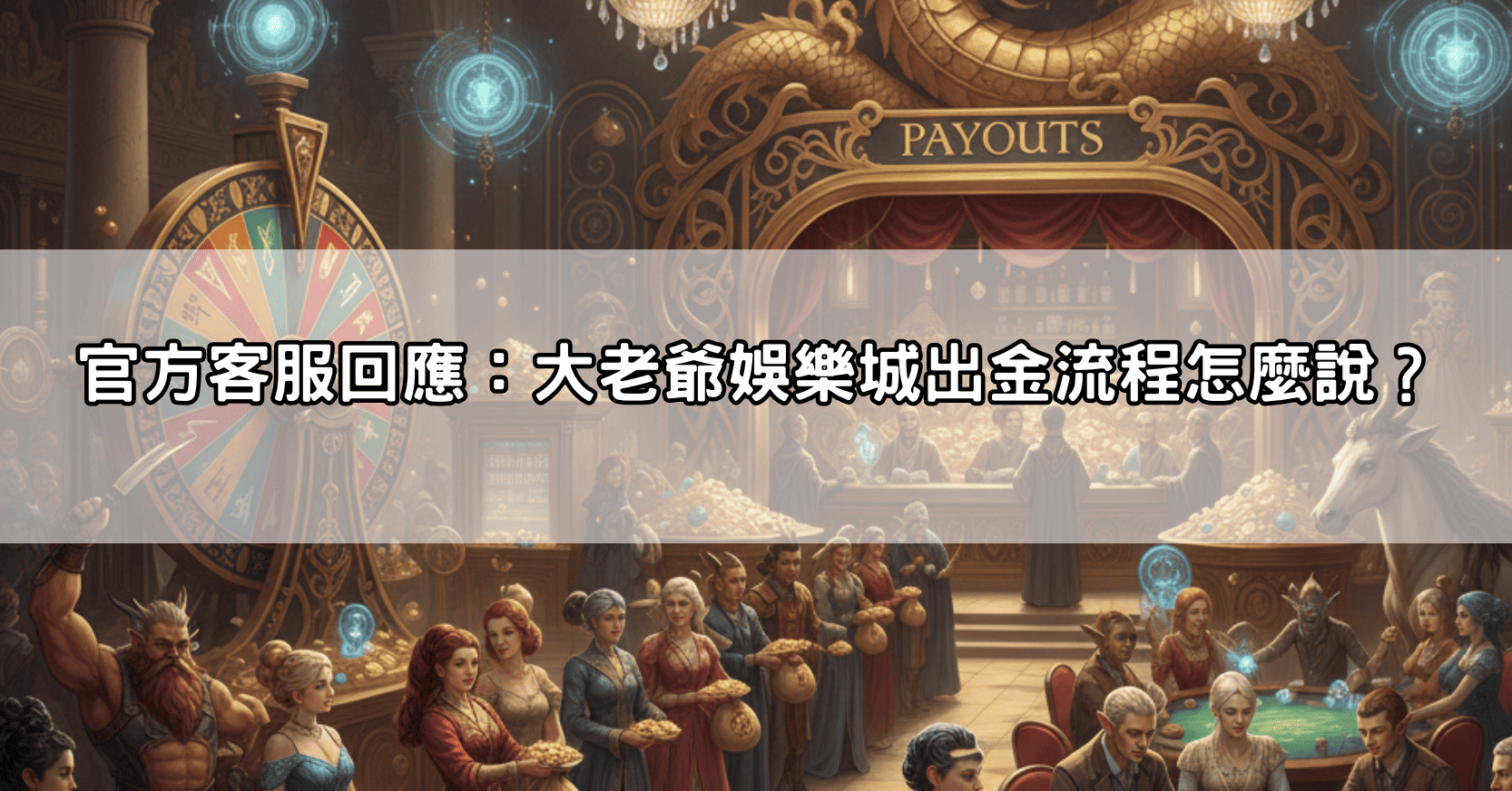 官方客服回應：大老爺娛樂城出金流程怎麼說？